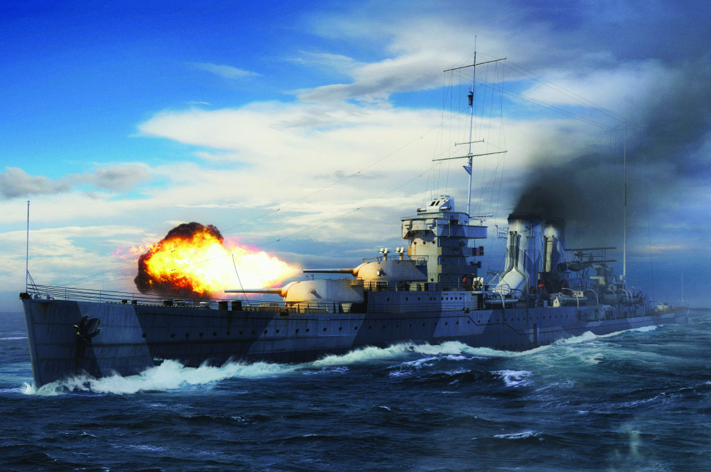 英國皇家海軍“約克”號重型巡洋艦 06745